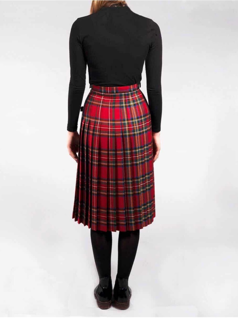 Vintage Strathmore Tartan Wool Kilt Skirt - Picture 3 of 10